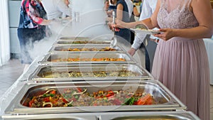 Cuisine Culinary Buffet Dinner Catering Dining Food Celebration Party Concept