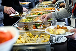 Cuisine Culinary Buffet Dinner Catering Dining Food Celebration photo