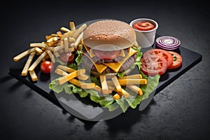 Culinary Artistry: Deconstructed Hamburger