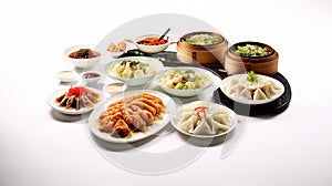 Culinary essence of China: diverse, flavorful, and iconic dishes.AI Generated