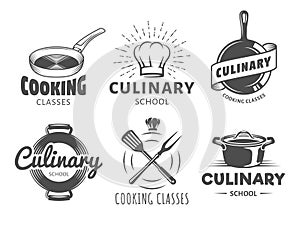 Culinary school logos