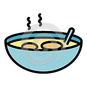 Culinary soup icon vector flat