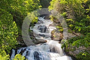 Cullasaja Falls in the Nantahala National Forest