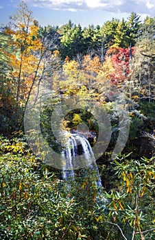 Cullasaja Falls in Southwestern North Carolina