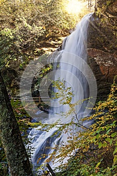Cullasaja Falls in Southwestern North Carolina