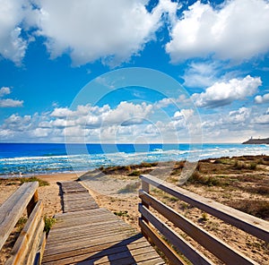 Cullera Dosel beach Mediterranean valencia