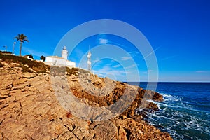 Cullera Lighthouse in Valencia of Spain