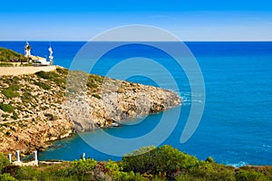 Cullera Lighthouse in Valencia of Spain