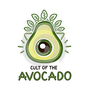 Cult of the avocado print design photo