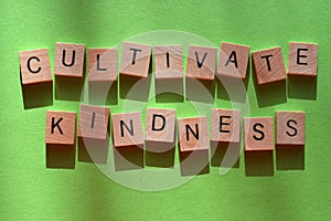 Cultivate Kindness, positive message, be kind