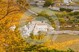 Cultivated fields in the Itria Valley in Puglia