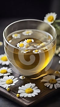 Cultivating Calm Alleviating Anxiety with the Soothing Sip of Chamomile Flower Tea