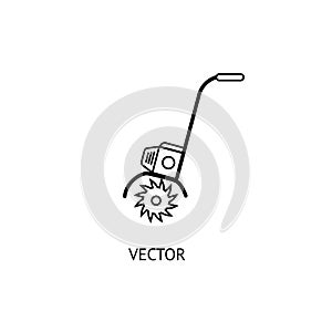 Cultivator outline icon