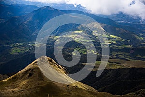 Cultivos andinos en la sierra ecuatoriana photo