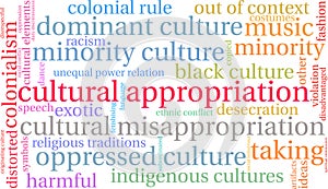 Cultural Appropriation Word Cloud