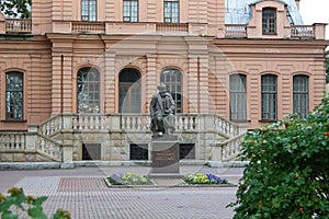 Monument to PF Lesgaft. St. Petersburg. photo