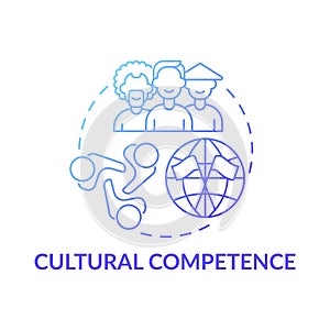 Cultural competence concept icon