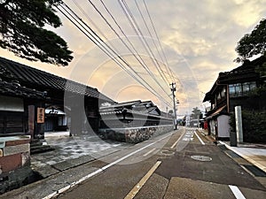 Cultural Elegance: Nishi Chaya\'s Authentic Wooden District, Kanazawa, Ishikawa, Japan