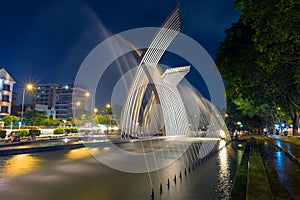 Cultural logos at the gateway of Tan Son Nhat Airport