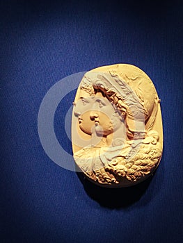 Cultural relic in ancient Europe. The treasure of the museum. photo