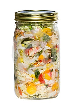 Cultured or fermented vegetables photo