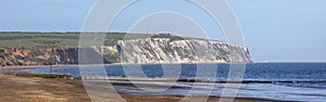 Culver Down Viewed from Sandown Bay on the Isle of Wight, UK