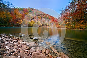 The Cumberland River at Big South Fork National River and Recreation Area, TN