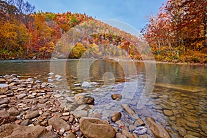 The Cumberland River at Big South Fork National River and Recreation Area, TN