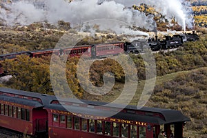 Cumbres & Toltec Scenic Steam Train, Chama, New Mexico to Antonito, Colorado over Cumbress Pass 10,015 Elevation