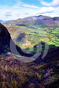 The Cumbrian Mountains from Bull Crag