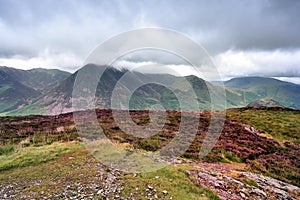 Cumbrian Mountains from Melbreak