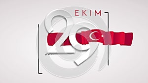 Cumhuriyet bayrami 29 ekim video concept