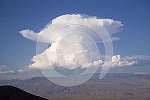 Cumulonimbus Cloud Over The Inyo Mountains