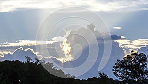 Cumulonimbus storm cloud Georgia