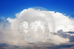 Cumulonimbus stormy cloud