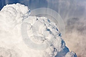 Cumulonimbus stormy cloud