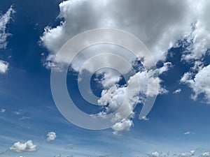 Cumulonimbus and stratocumulus cloud background ep5