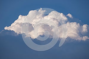 Cumulus cloud in blue sky