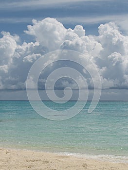 Cumulus clouds photo