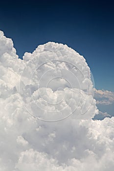 Cumulus Clouds as Seen From Aeroplane