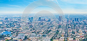 Cumulus clouds over Los Angeles