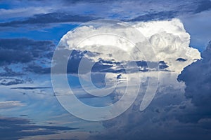 Cumulus nimbus cloud.