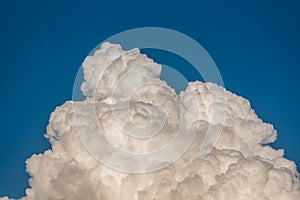 Cumulus nimbus shot with telelens photo