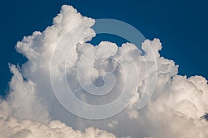 Cumulus nimbus shot with telelens photo
