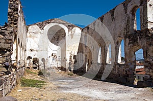 Cunda island church ruins,