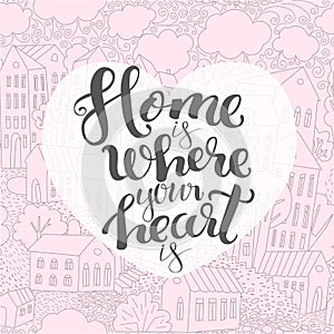 Cune house and modern lettering