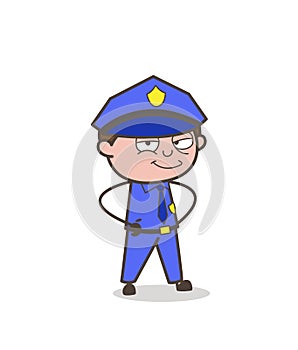 Cunning Inspector Character Vector