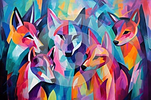 Cunning shape-shifting foxes with magical abilities - Generative AI photo