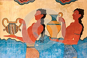 Cup Bearer Fresco from Knossos