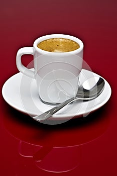 Cup of black coffe